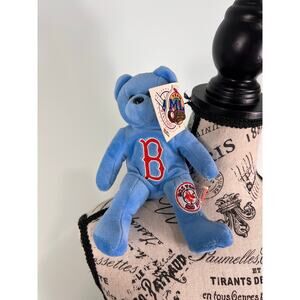 NWT David Ortiz Blue and Red Red Sox Baseball Bear